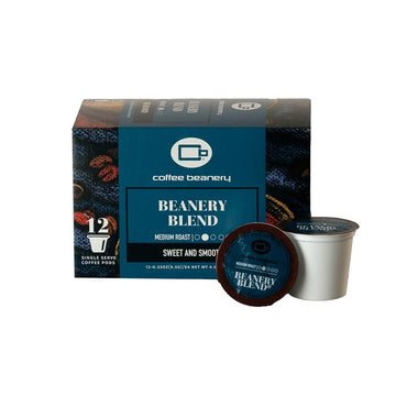 Beanery Blend Single Serve Coffee Pods | 12ct | 100% Specialty Arabica Coffee