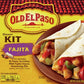 Old El Paso Fajita Dinner Kit with Flour Tortillas & Mild Sauce, 12.5 oz, Easy Meal Prep, 10 Ct