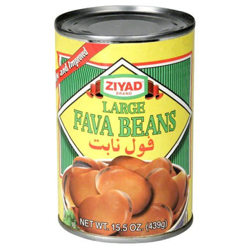 Ziyad Beans Fava Large (Bagilla), 15-Ounce (Pack Of 6)