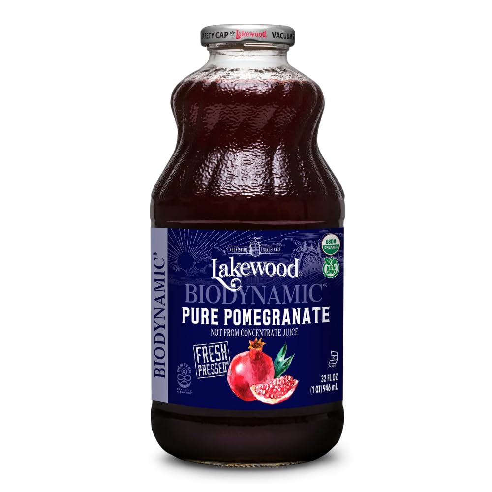 LAKEWOOD Organic Pomegranate Juice  32 FZ