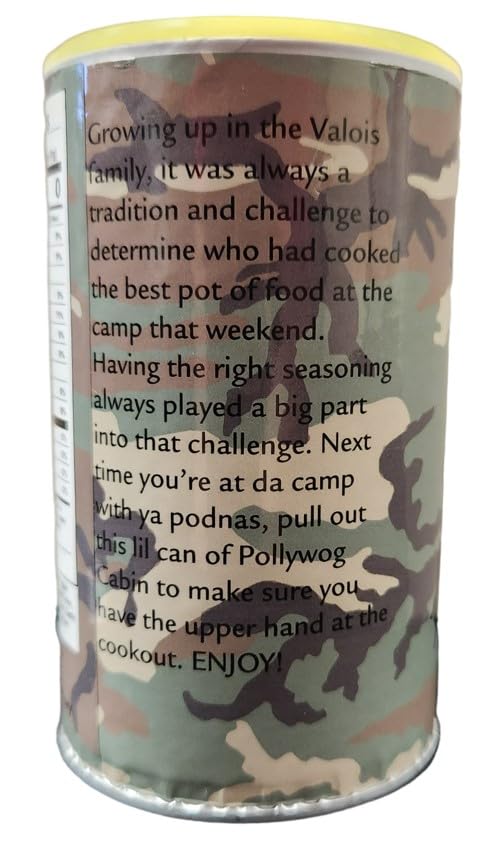 Generic Pollywog Cabin Cajun Seasoning - Authentic Louisiana Spice Mix, 8 Ounce Shaker for Cajun, Creole & Southern Dishes