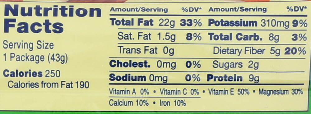 Blue Diamond Natural Whole Almonds - Case of 12 - 1.5 OZ