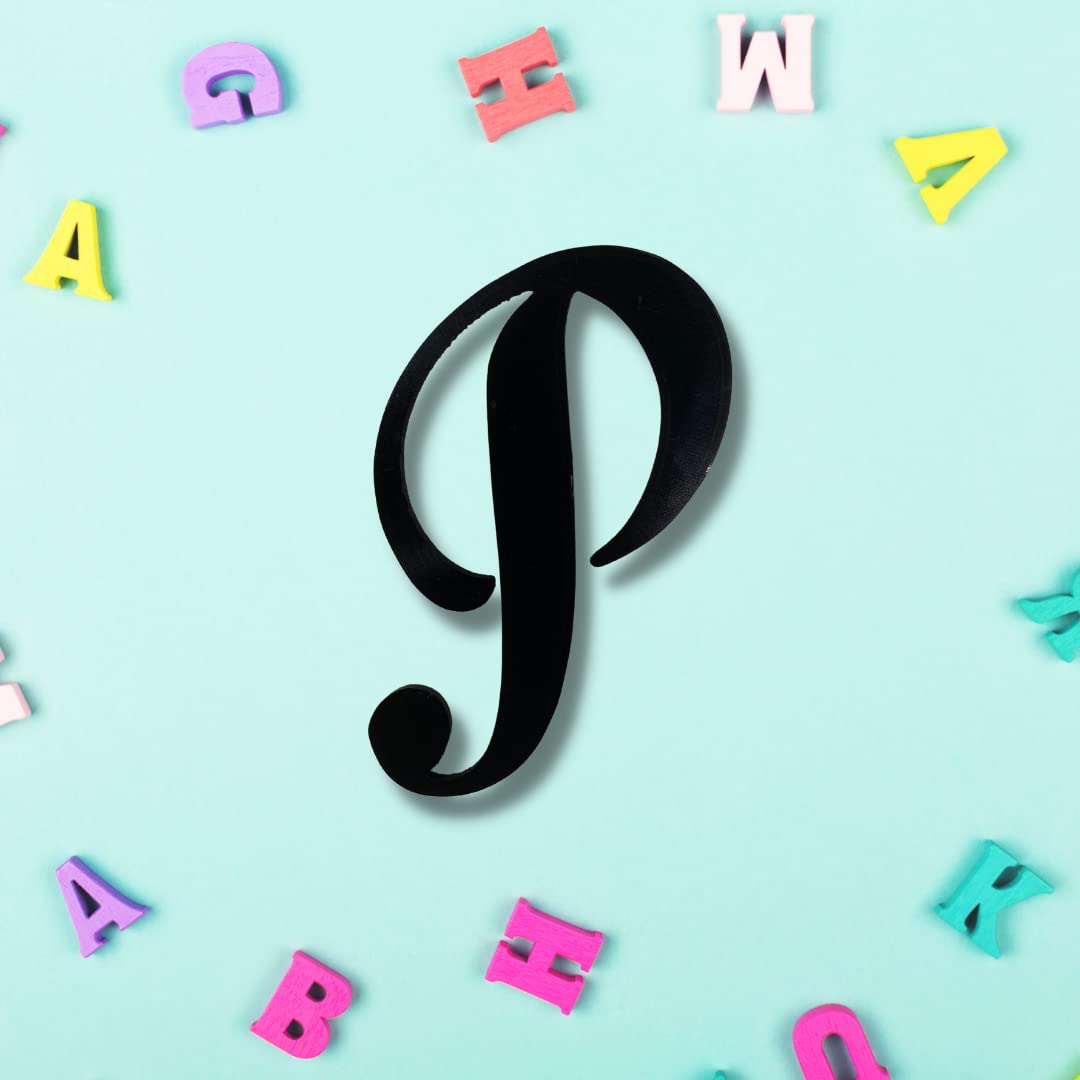 Freshe Boglets - Decorative Bogg Bag Alphabet Lettering - Personalize Your Bag With 3D Printed Alphabet Letters (P, Small)
