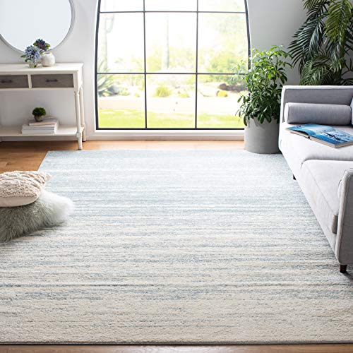 Safavieh Adirondack Collection 8 X 10 Slate  Cream Adr113T Modern Ombre Non-Shedding Living Room Bedroom Dining Home Office Area