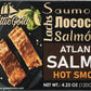 Baltic Gold Hot Smoked Atlantic Salmon Fillets in Oil, 3 Pack, 4.23 oz (120g)