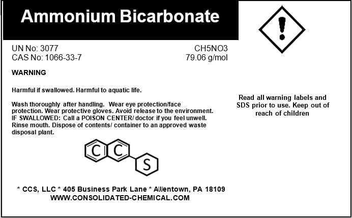 Ammonium Bicarbonate - Food Grade - Versatile Baking Ingredient And Leavening Agent For Perfect Bakes (250 Grams)