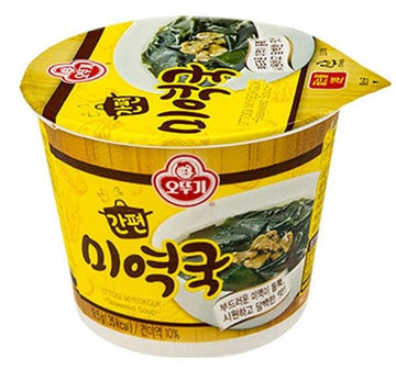 Ottogi Miyeokguk Seaweed With Cup, 9.5G, 4Pack,
