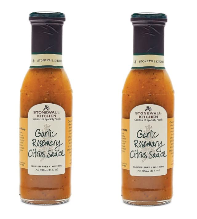 Stonewall Kitchen Garlic Rosemary Citrus Sauce, 11 Ounces (Pack Of 2)