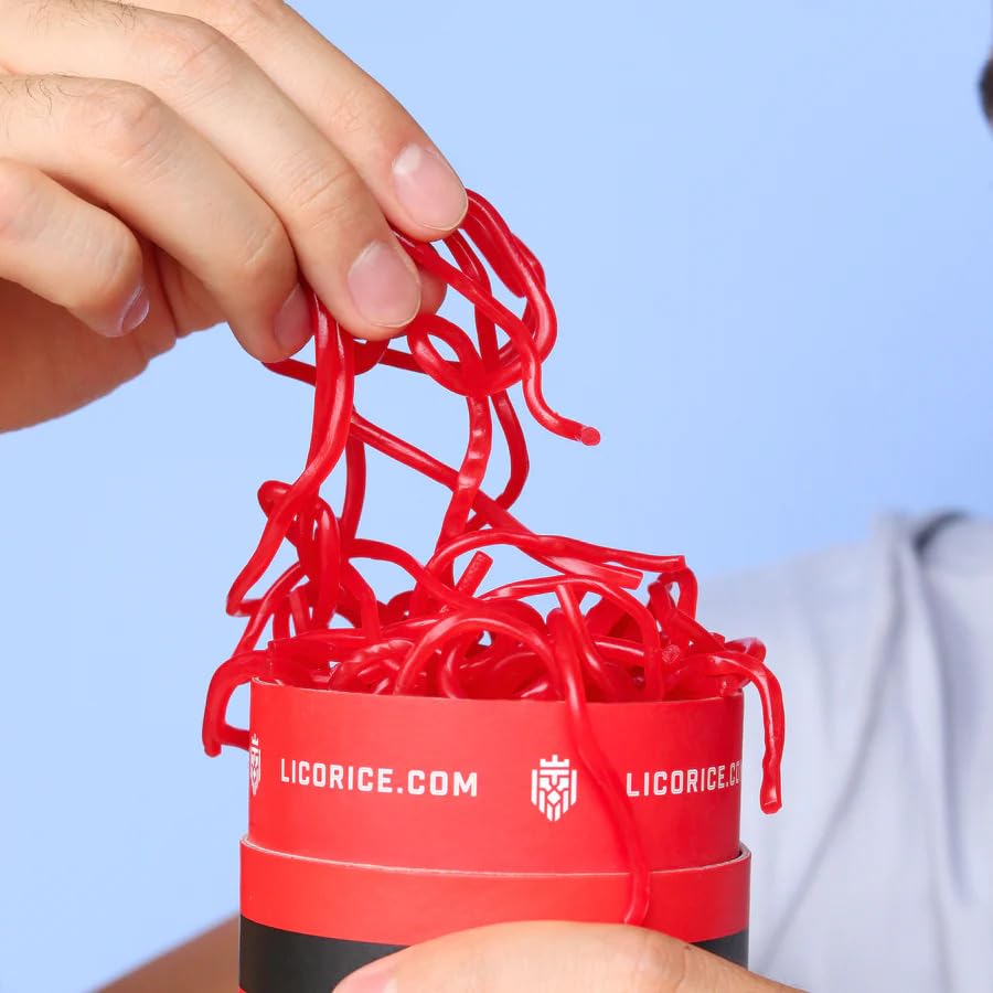 Licorice.Com Gourmet Licorice Candy Duo Pack - Dutch Red And Black Laces