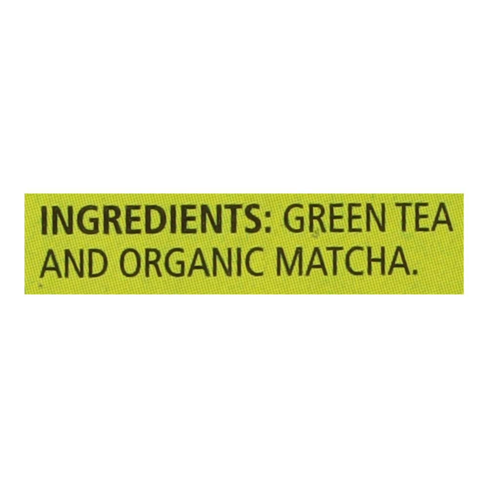 Celestial Seasonings Green Tea Matcha, Caffeine, 20 Tea Bags, Pack of 6, Natural