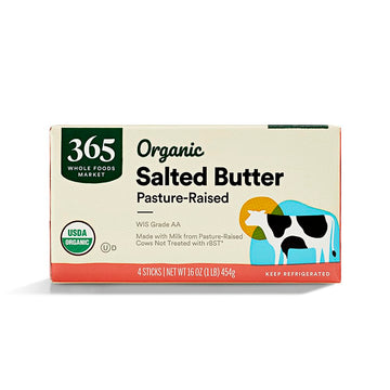 365 by Whole Foods Market, Organic Butter Salted, 1 lb
