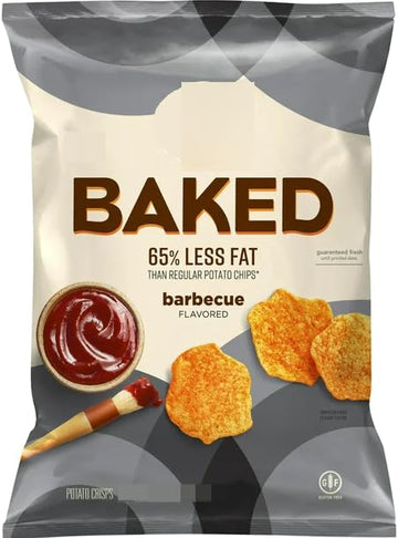 Baked Lays Barbecue Potato Crisps, 1.125 Ounce (Pack Of 8)