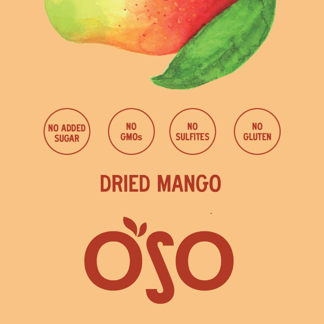 Oso Snacks Dried Mango Slices  enhanced Quality  5 LB Bulk Bag (5LB - Mango)