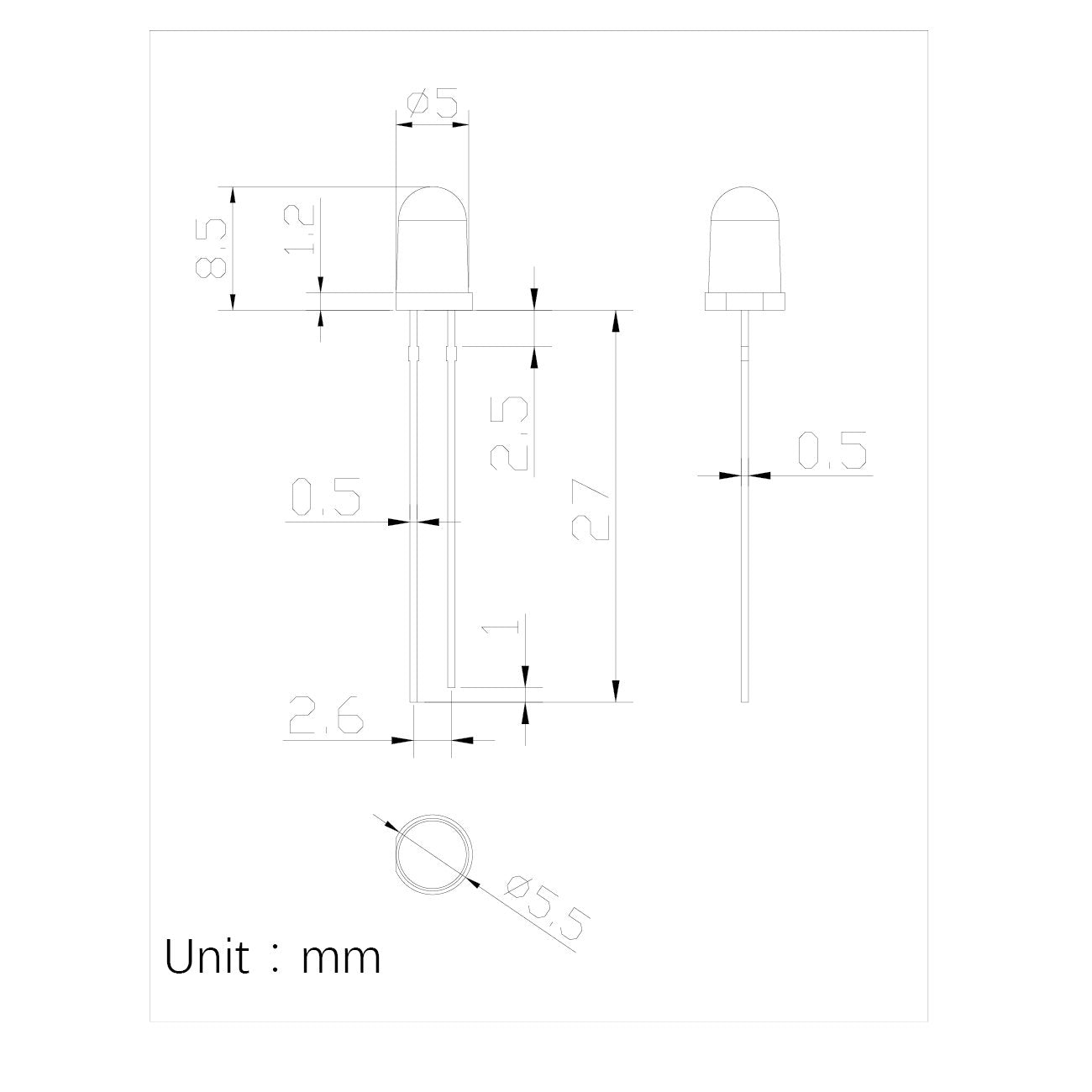 Edgelec 100Pcs 5Mm Red  Green Blinking Led Diodes 15Hz Flashing (Bi-Color Flash Alternately) Clear Round Lens Dc 3V Blink Bulb L