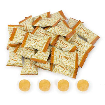Ginger Hard Candy, Original Flavor 12 Oz Bag, Individually Wrapped Healthy Candy, The Sweet And Spicy Natural Remedy For Anti-Na