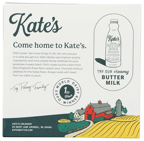 KATES BUTTER Homemade Unsalted Butter, 16 OZ
