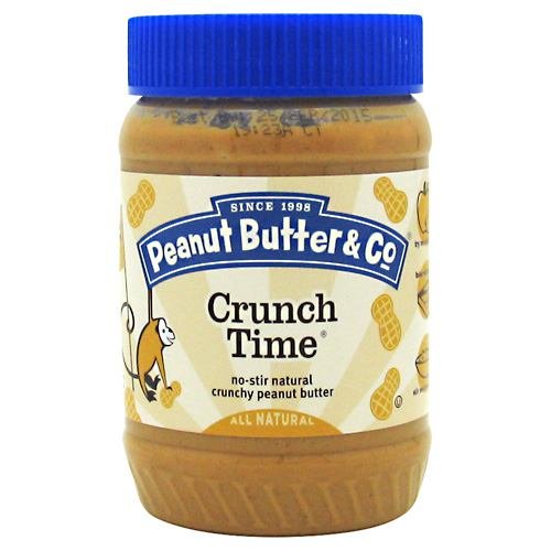 Crunch Time Peanut Butter Natural Crunchy Peanut Butter - 16 oz. (30 Pack)