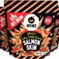 Irvins Hot Boom Salted Egg Salmon Skins, 3.7 Ounce (Pack Of 3)