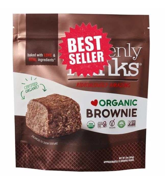 Hunks Organic Brownie Cookies  Gluten Free  Vegan  22Oz