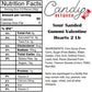Candy Retailer Sour Sanded Gummi Valentine Hearts 2 Lb