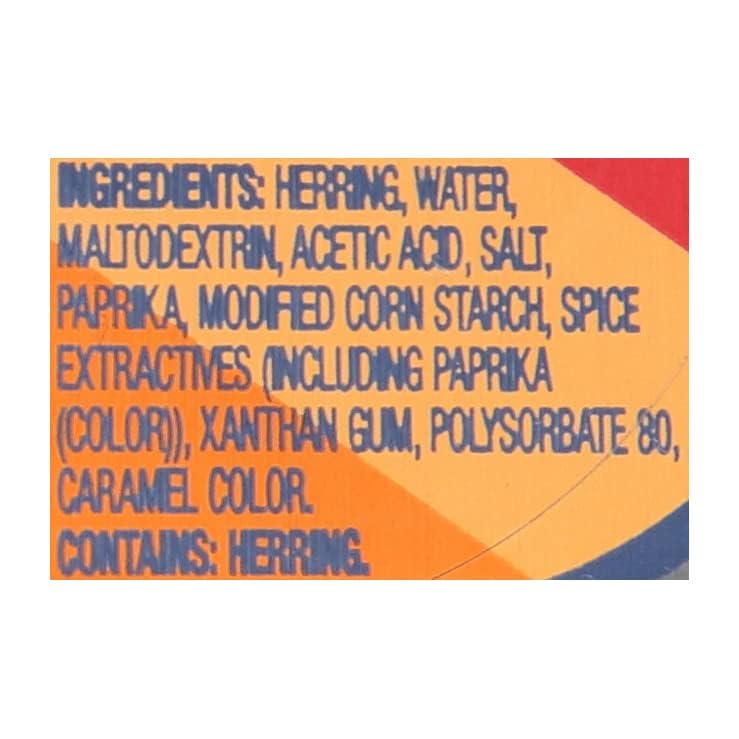 Beach Cliff Wild Caught Herring Fish Steaks in Louisiana Hot Sauce, 3.75 oz Can - 15g Protein per Serving (Pack of 5)