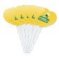 GRAPHICS & MORE Cupcake Picks Set of 6, Heart Decoration, Acrylic, Norfolk State University, One Size, Model CUPCAKE.HEART.CLCNOR.Z008407
