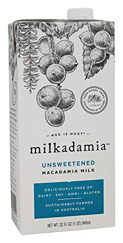 Nut Milk; Unsweetened Macadamia, Pack Of 6