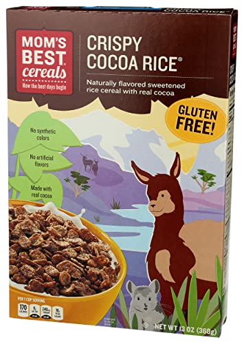 Moms, Breakfast Cereal, Cocoa Rice, 13 Oz