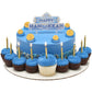 Hanukkah Gelt Edible Sugar Decoration Toppers, 12 Count - Great For Cupcakes, Cookies, Cakes, Cakes Pops
