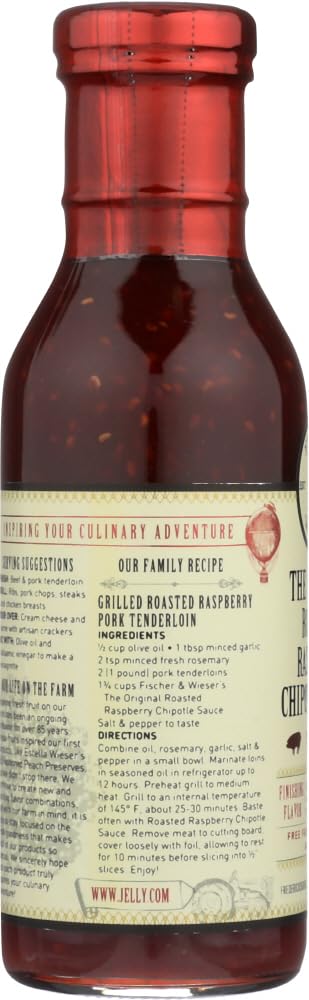 Fischer & Wieser Chipotle Sauce, Rst Rspbry, 15.75-Ounce (Pack of 3)