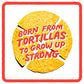 Zacks Mighty Organic Tortilla Chips, Non-GMO, Gluten-Free, Sturdy for Dipping, 9 Ounce Bag