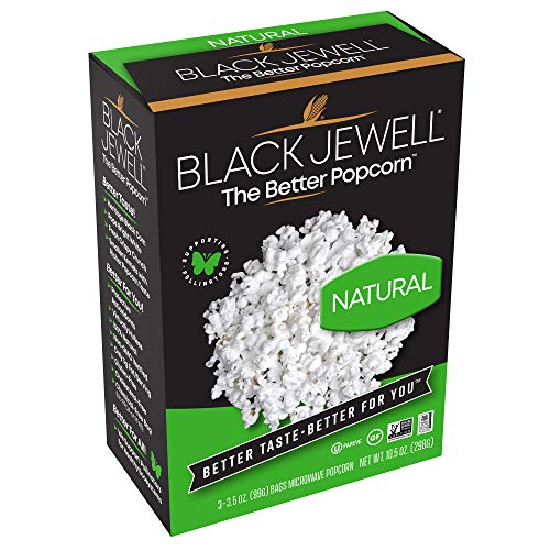 Black Jewell Gourmet Microwave Popcorn, Natural, 10.5 Ounces (Pack Of 1)