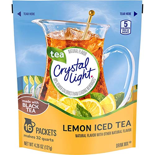 Crystal Light Iced Tea Drink Mix - Lemon - 4.26 Oz - 16 Ct - 2 Pk
