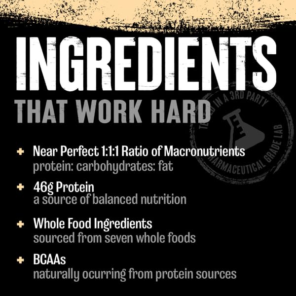 Animal Protein Shake - Whole Food Blend with Egg White, Beef & Pea Protein, Vanilla Flavor, 5 lbs