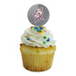 Graphics & More Bellarmine University Secondary Logo Cupcake Picks Toppers Decoration Set Of 6