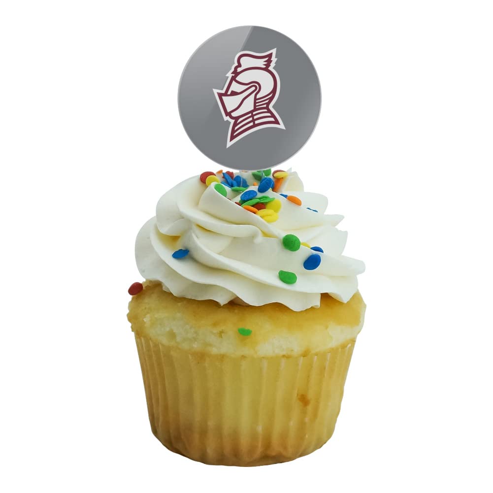 Graphics & More Bellarmine University Secondary Logo Cupcake Picks Toppers Decoration Set Of 6