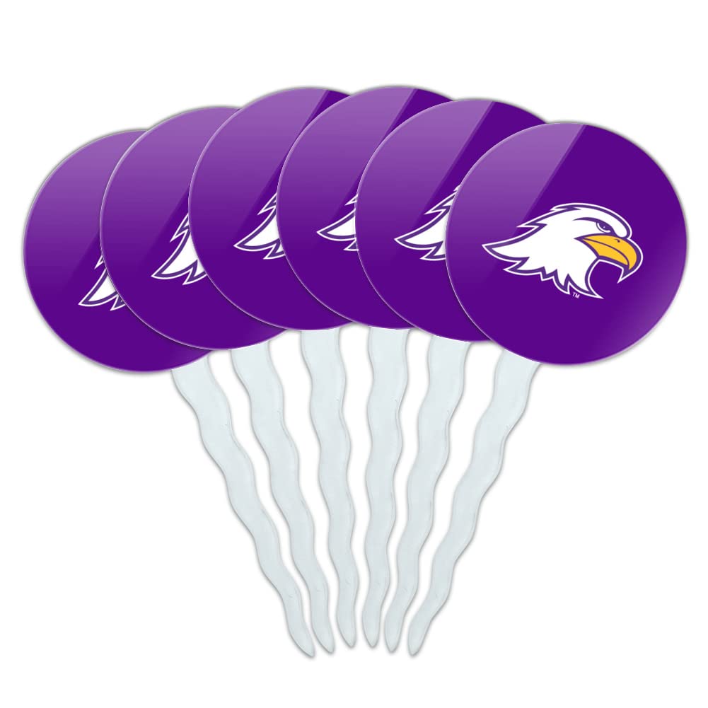 Ashland University Primary Logo Cupcake Picks Toppers Decoration Set of 6