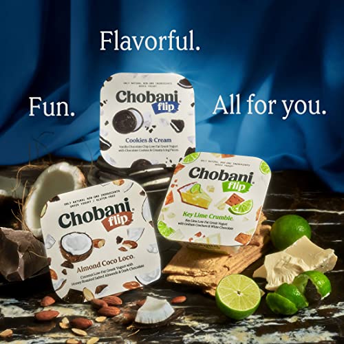 Chobani, Flip, Low-Fat Greek Yogurt Cookies & Cream, 4.5oz