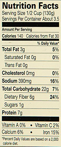 Amy's Organic Refried Beans Canned, Traditional Refried Beans, Vegan, Gluten Free and Vegetarian, 15.4 Oz (6 Pack)