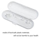 Nincha Portable Replacement Plastic Electric Toothbrush Travel Case For Oral-B Pro Series (White)