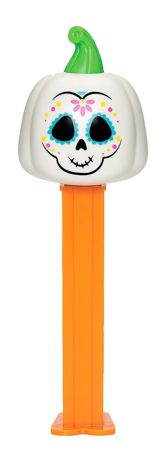 PEZ Halloween Candy Dispensers Set - Vampire, Scary Pumpkin, and Day Of The Dead Pumpkin Haloween PEZ Dispensers With Extra Cand