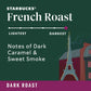 Starbucks Whole Bean Coffee, Dark Roast Coffee, French Roast, 100% Arabica, 1 Bag (18 Oz)
