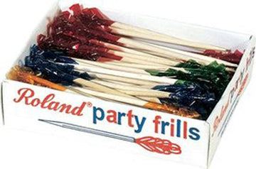 Roland Toothpicks - Party Frills (48 Count), 48-Count (Pack Of 864)