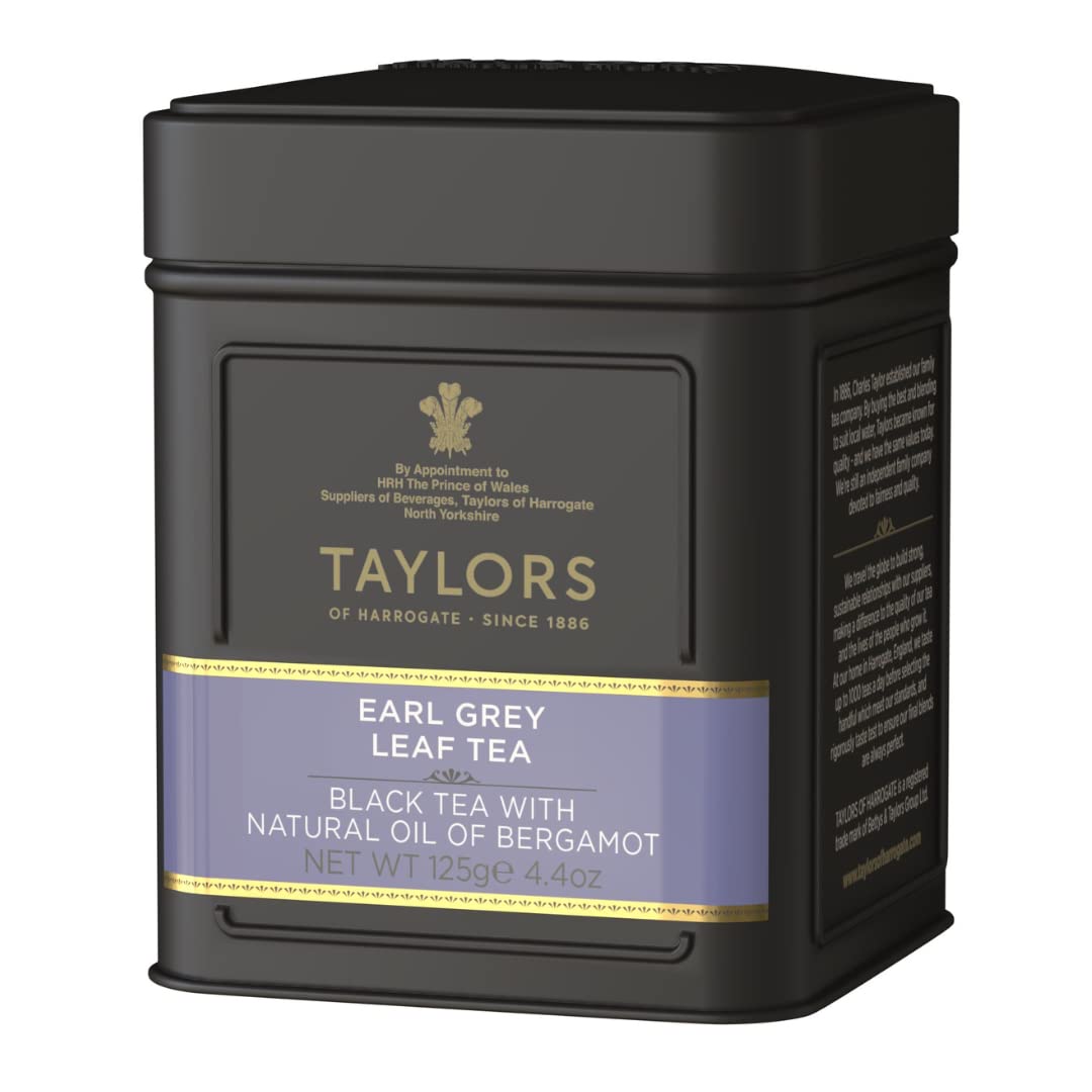 Taylors Of Harrogate Earl Grey Loose Leaf, 4.41 Ounce Tin