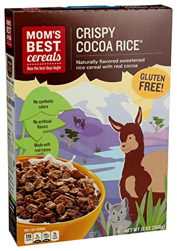 Moms, Breakfast Cereal, Cocoa Rice, 13 Oz