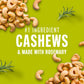 KIND Savory Nut Bars, Rosemary & Sea Salt, Gluten Free, 6g Protein, 6 Count, 1.4 oz, Green/Brown
