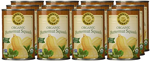 Farmer'S Market Organic Butternut Squash Puree, 15 Ounce (Pack Of 12)