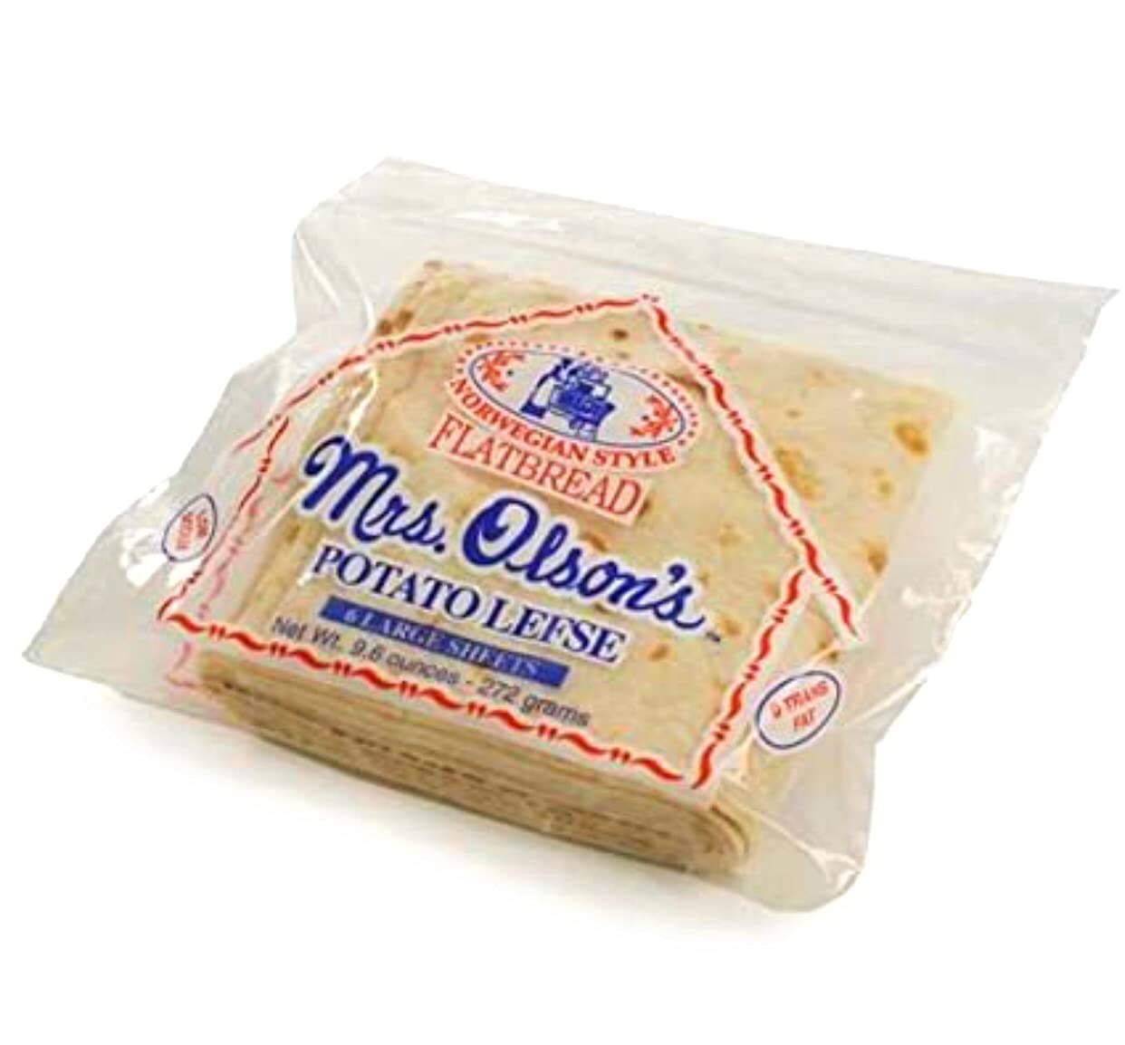 Generic Mrs. Olsons Potato Lefse 9.6oz. (2 pack)