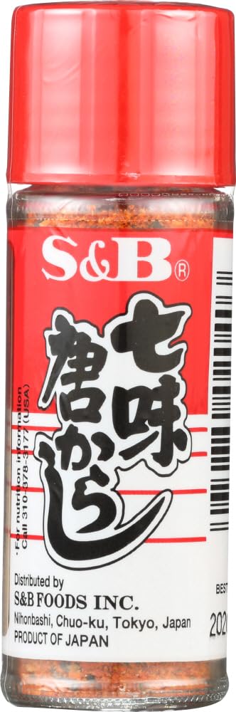 [ 2 Packs ] S&B Nanami ( shichimi ) Togarashi Assorted Chili Pepper 0.52 Oz