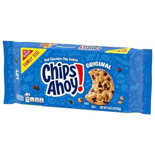 Chips Ahoy! Original Chocolate Chip Cookies, Family Size, 12 - 18.2 Oz Packs